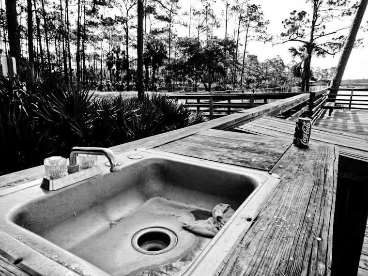 Photo of fish cleaning sink in St Johns County Florida