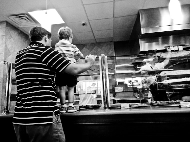 Waiting for Carmelo's Pizza in Saint Augustine Florida