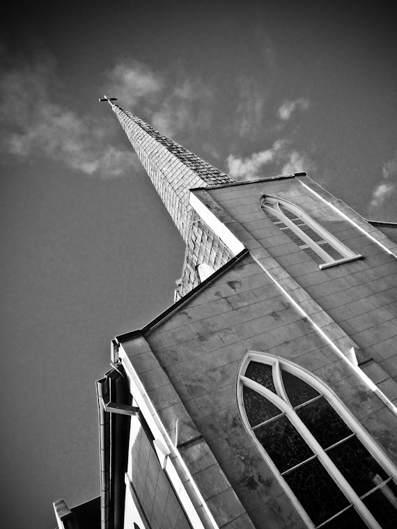 Trinity Episcopal Church Steeple in Saint Augustine Florida