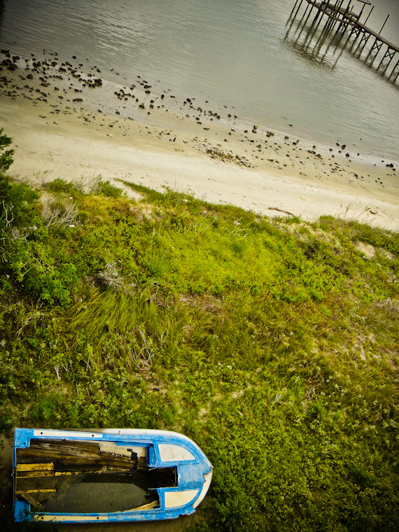 Picture of wrecked storm drift boat in Saint Augustine florida
