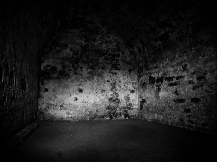 Haunted corners at fort in St Augustine Florida