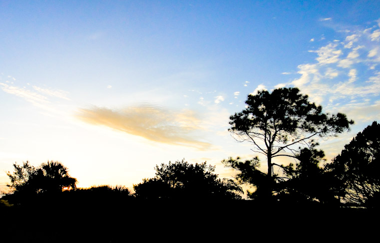 Saturated Sunrise picture in St Augustine Florida