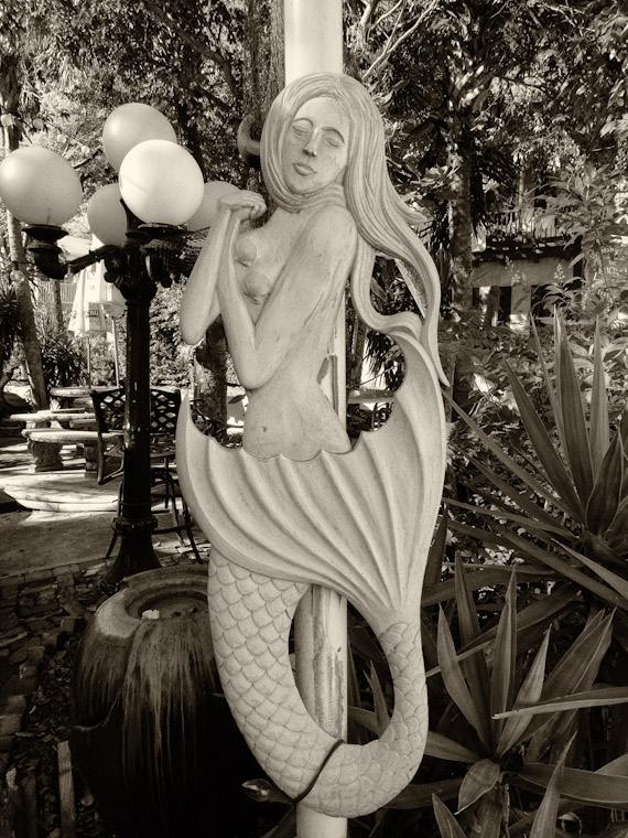 Mermaid memory in Saint Augustine Florida