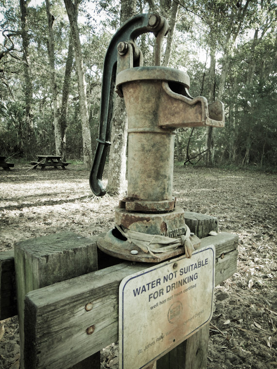 Water not suitable for drinking well pump