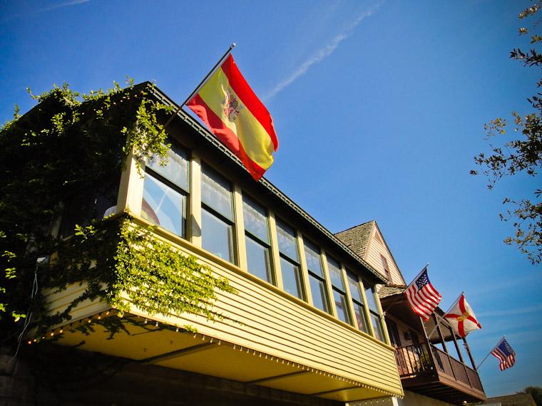 Upside down hypolita street flag of spain