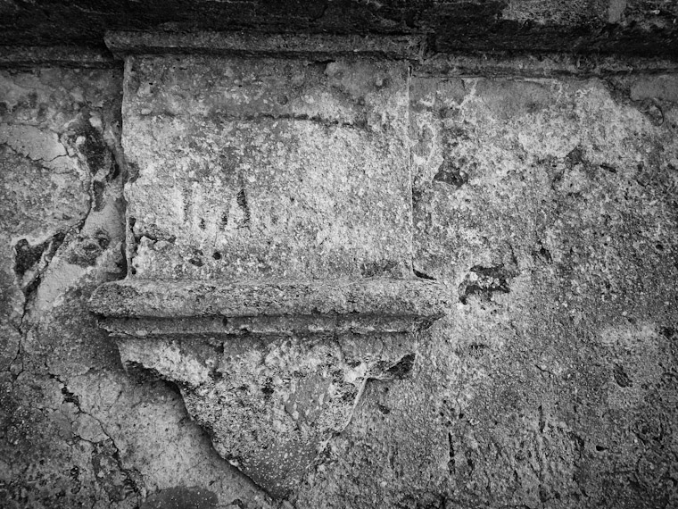 Picture of fort detail from castillo de San Marcos coquina wall