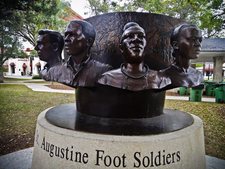 St Augustine Foot Soldiers Monument Statue