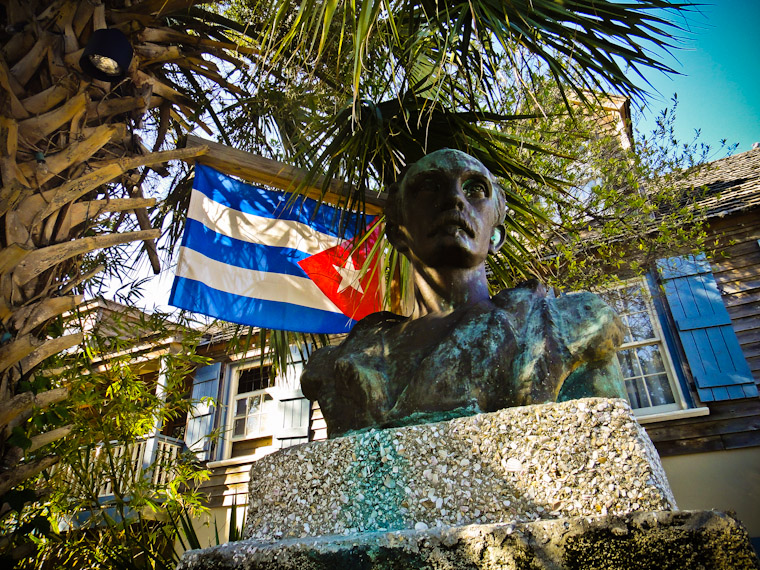 Jose Marti Sculpture at Oldest Schoolhouse