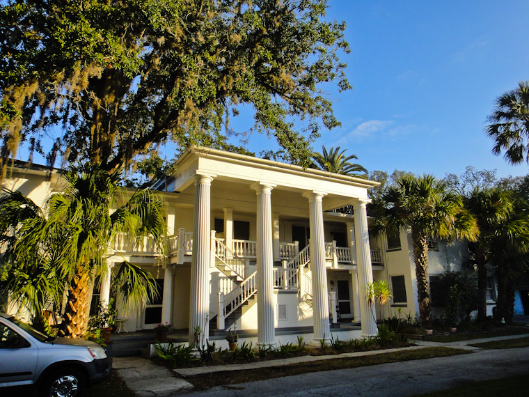 Kirkside Apartments with Henry Flagler's Mansion Columns