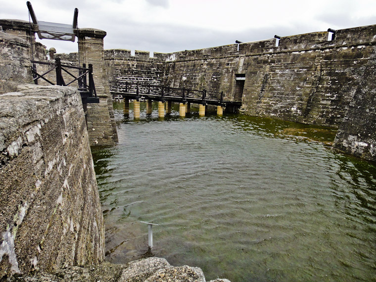 Castillo de San Marcos Flooded Moat