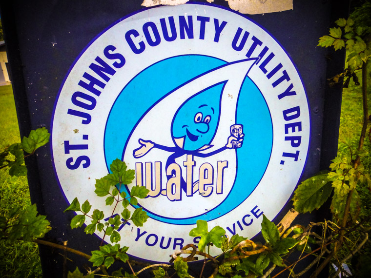 St Johns County Utility department bill drop box