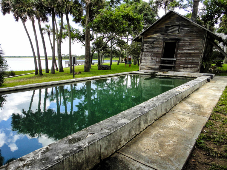 Florida's first Artesian fed swimming pool at princess place