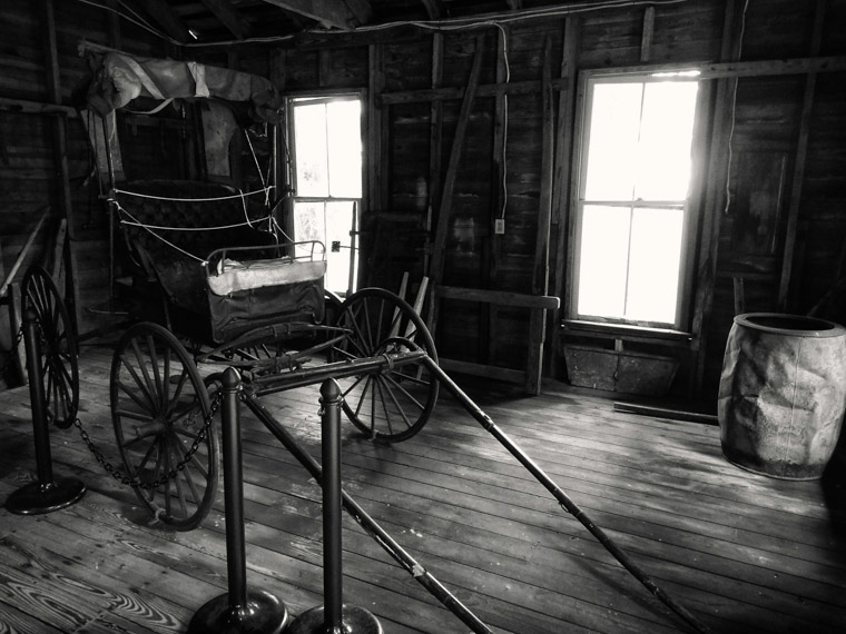 Old carriage at Princess Place Plantation