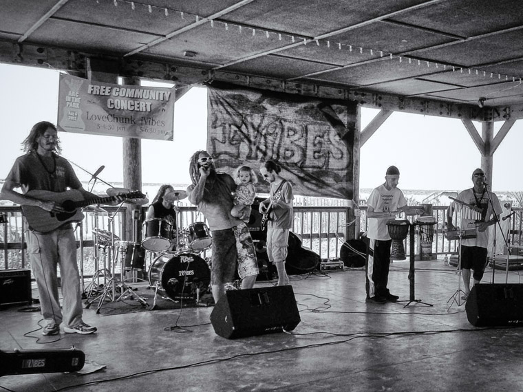 I-Vibes performs at St Augustine Beach Pavillion for the Arc