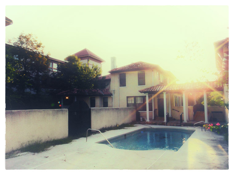 Morning pool by Flagler Library