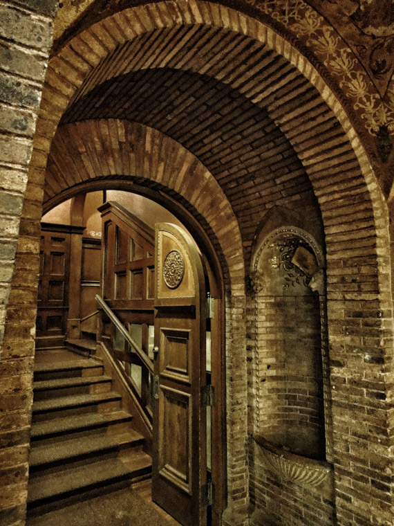 Flagler College entrance from breezeway