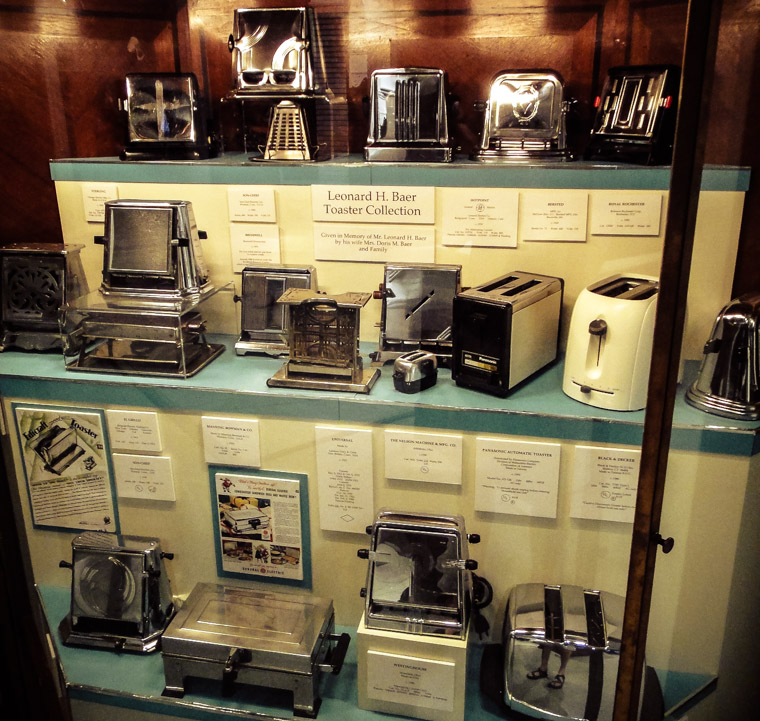 Lightner's Leonard H Baer Antique Toaster Collection