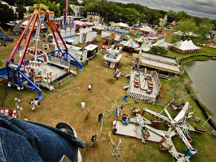 Fair ride at church festival