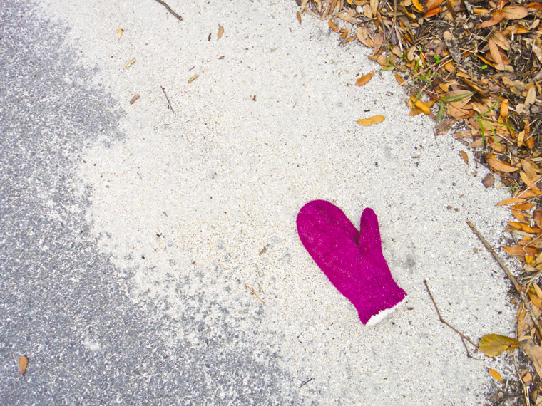 Lost pink mitten on st augustine road