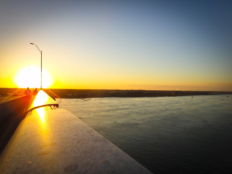 Vilano Bridge Sunset Walk
