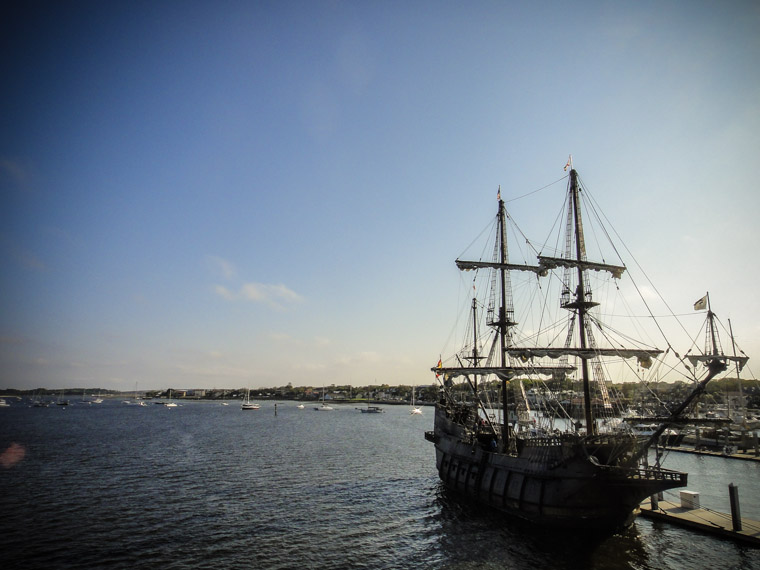 spanish galleon at marina