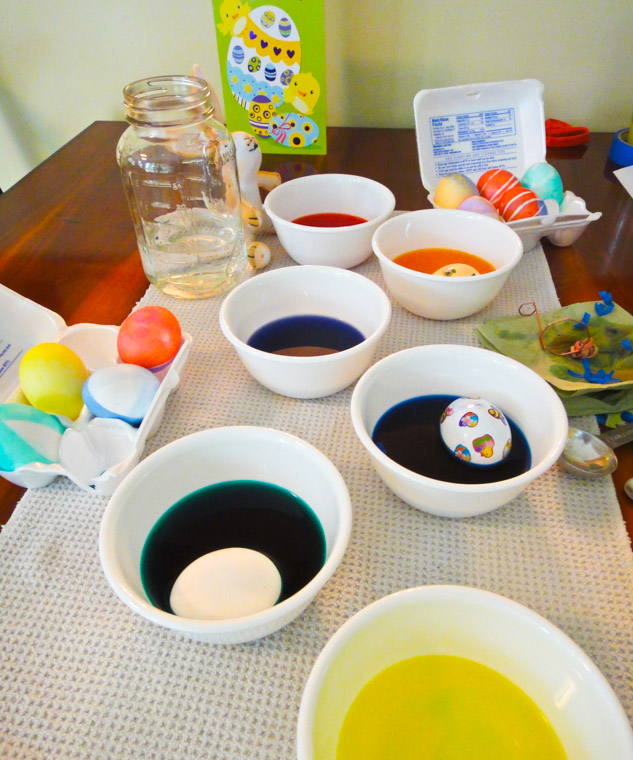 Easter Egg Dye Stations