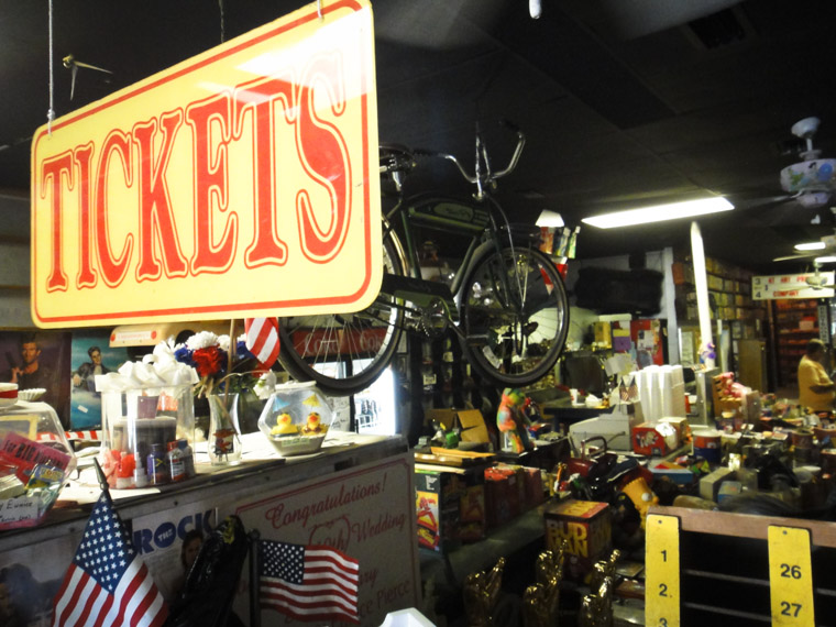 Lobby at Potbelly's auction