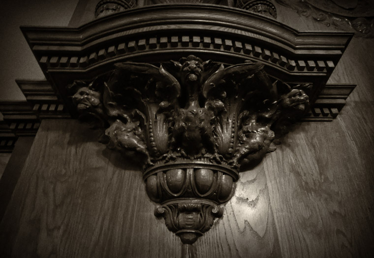 Flagler College Dining Hall Carving