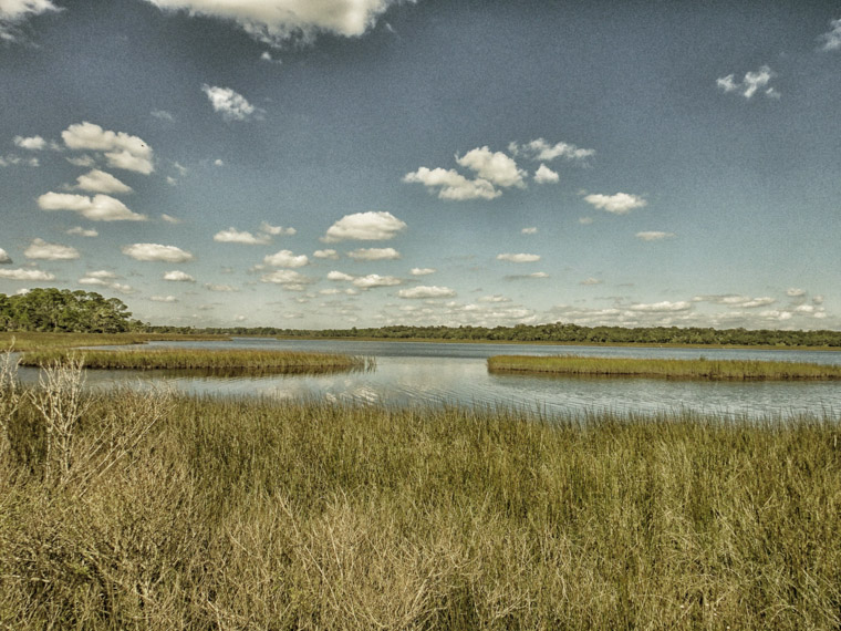 Princess Place Marsh View Clouds