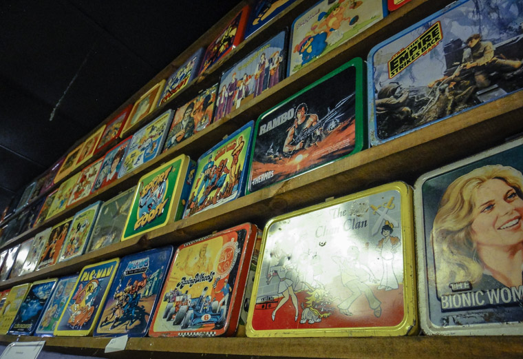 Vintage Lunchboxes at Potbelly's Movie Theater