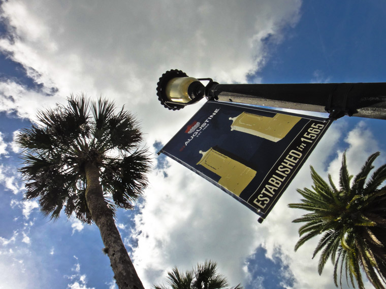 Oldest  city banner lightpole