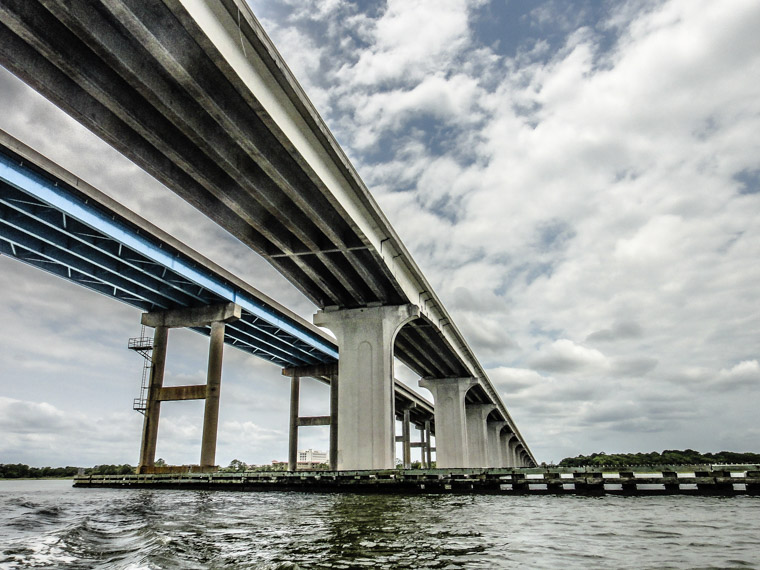 312 Bridge from below structure intracoastal