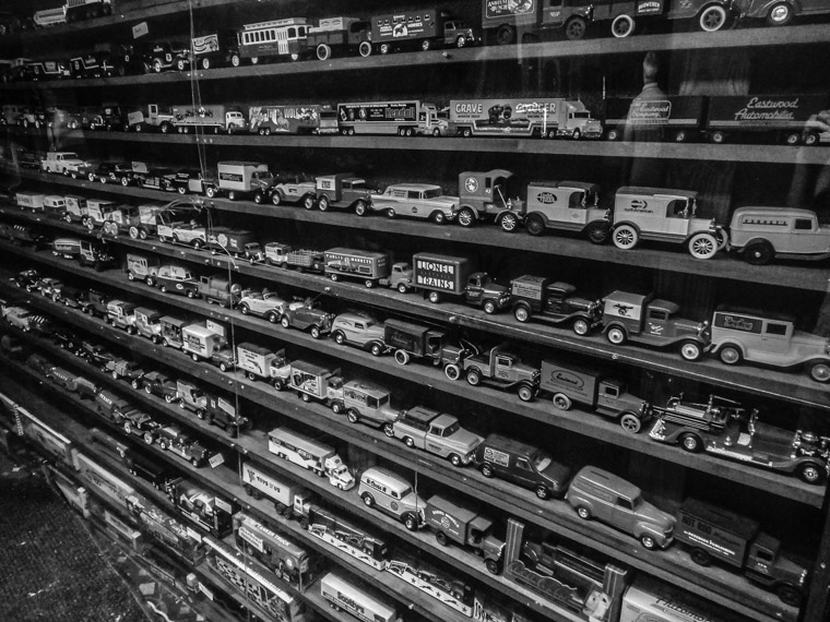 Potbelly's Toy Model Car Wall Collection