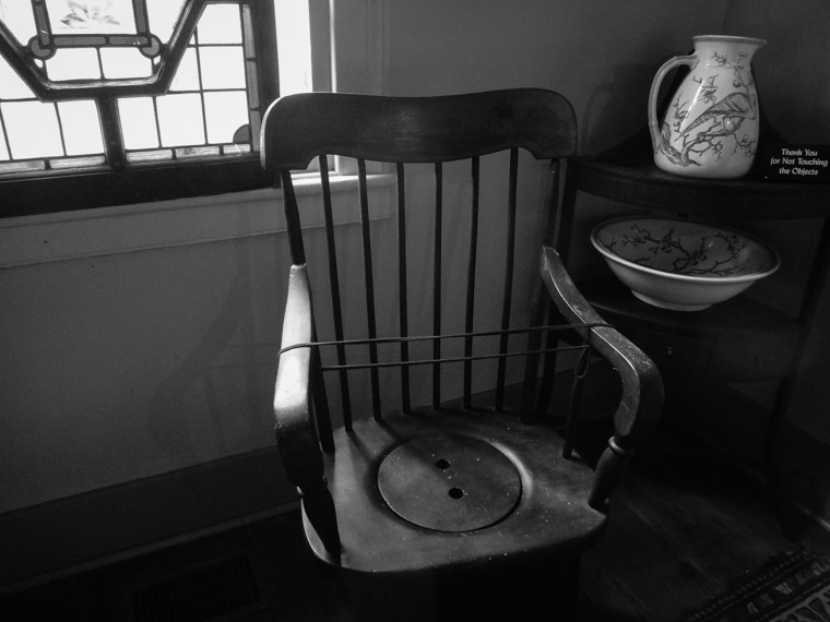 Dow Museum of Historic Houses Toilet Chair Commode
