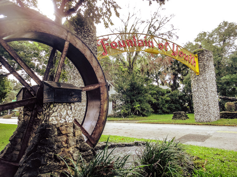 Fountain of Youth Entrance Waterwheel