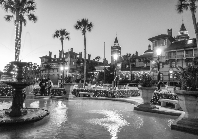 Night of Lights Flagler College Hotel ponce de leon