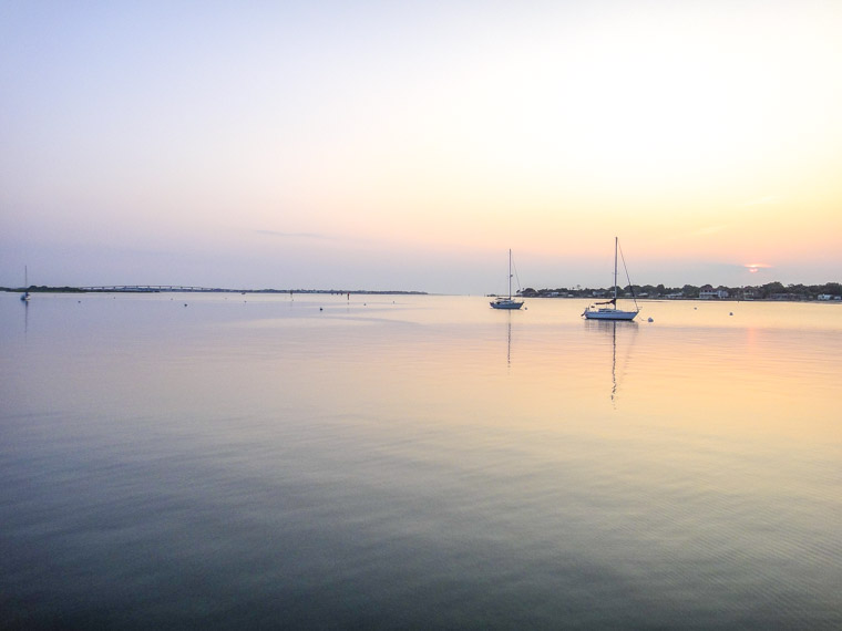 Intracoastal Sunrise Sailboats
