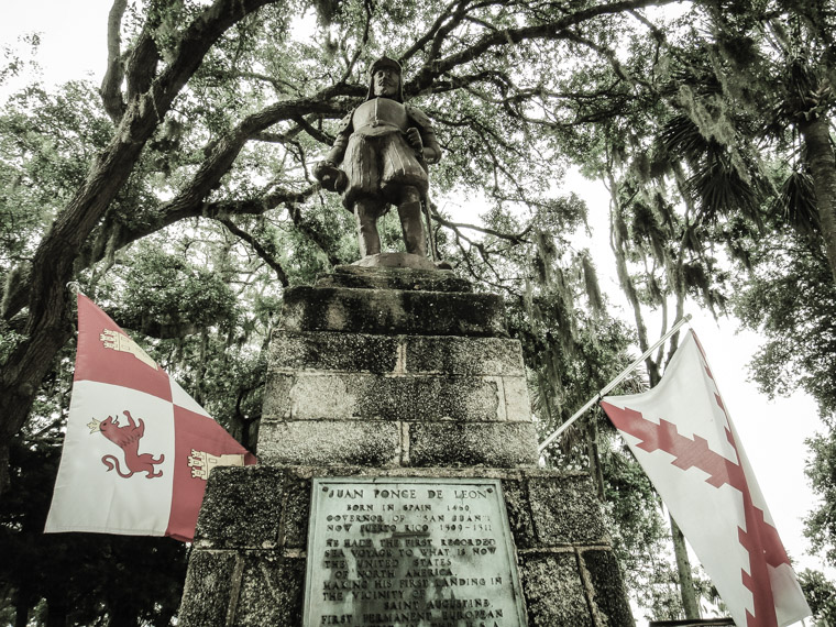 Juan Ponce de leon Fountain of Youth Sculpture Bronze