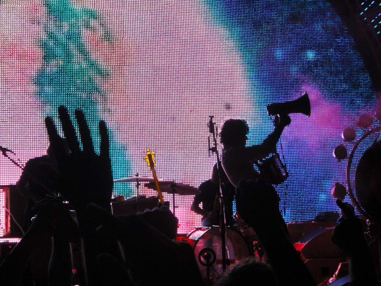 Flaming Lips concert megaphone