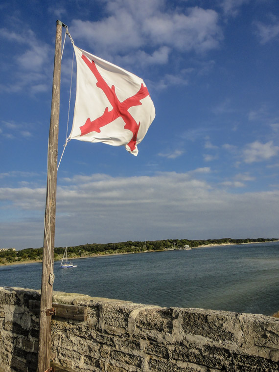 Fort Matanzas Spanish Flag Intracoastal