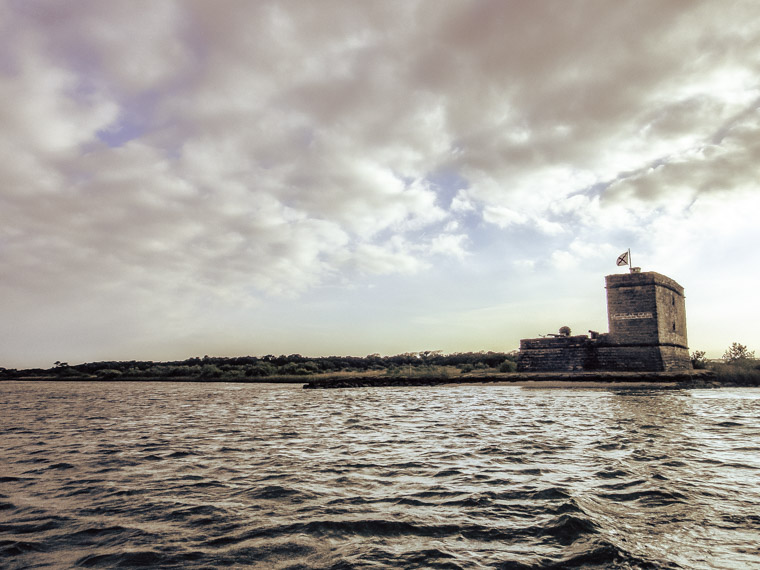 Fort Matanzas intracoastal sky