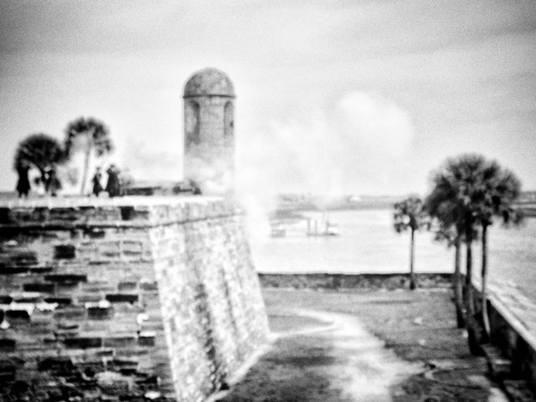Castill de San Marcos Fort Cannon Fire