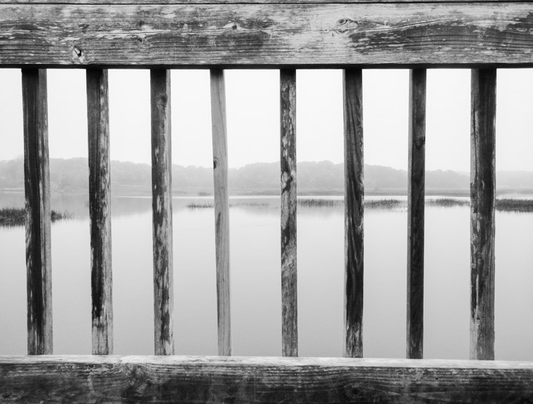 Vail Point park dock fence marsh