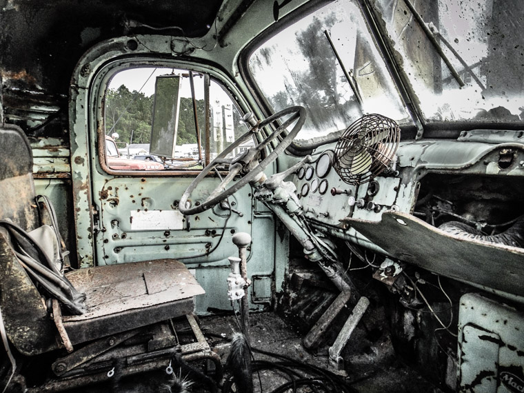 Smokin D's Truck Interior Grunge Rust
