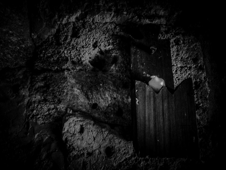 Candle sconce at fort matanzas