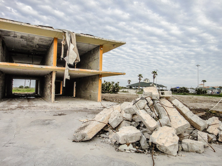 beach Hotel demolition