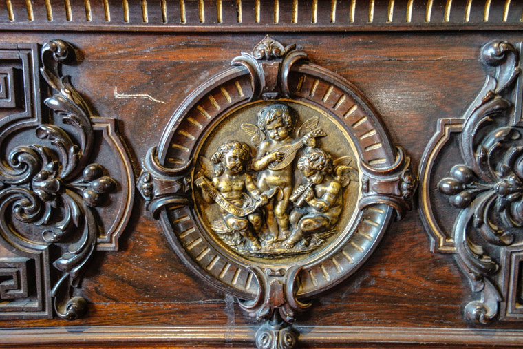 Lightner Museum Piano Engraving