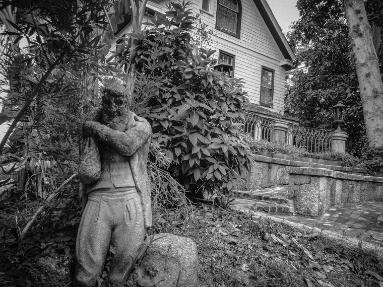 Dow Museum of Historic Houses sculpture