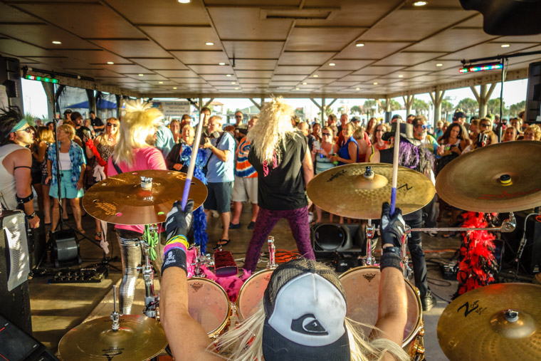 80s Hair Metal cover band playing st augustine pier