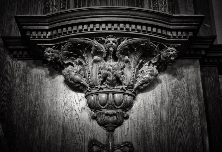 Flagler college gargoyle detail